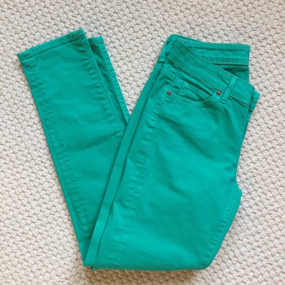 2/$10! Rich & Skinny mid-rise green jeans - Picture 6 of 10